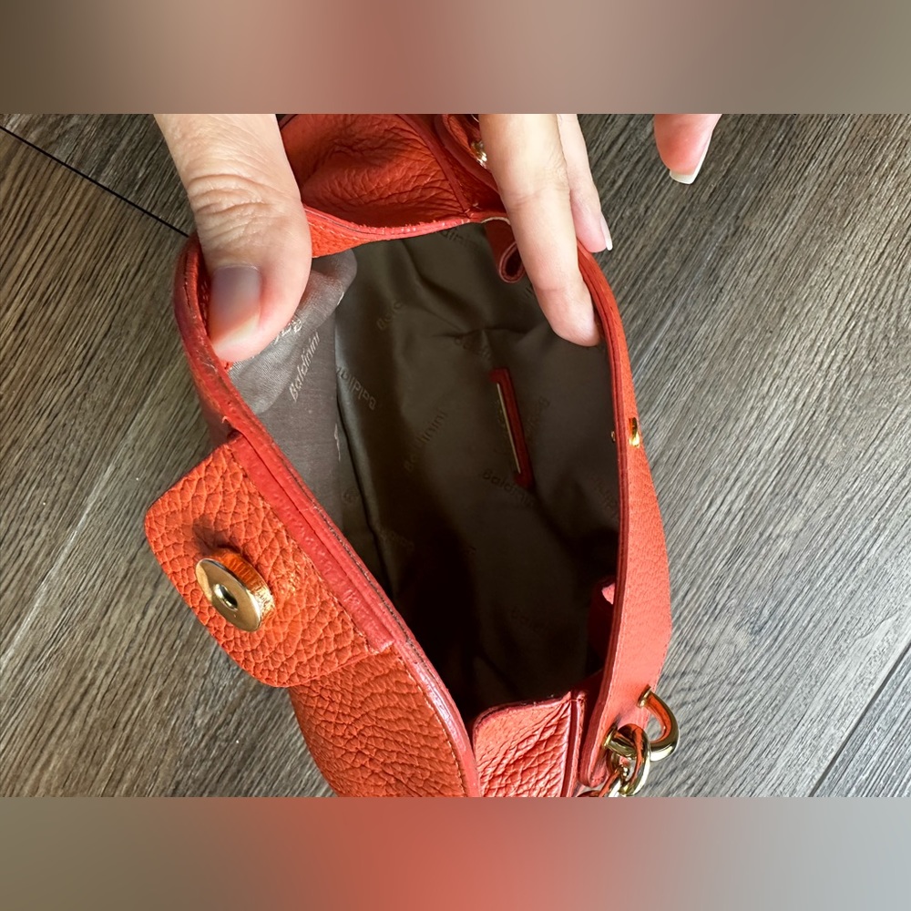 Baldinini leather orange bag. - Picture 6 of 10